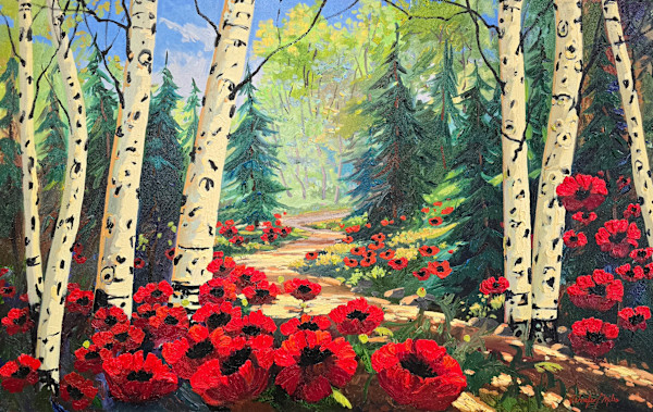 Splendor in the Woods by Schaefer/Miles Fine Art Inc. Kevin D. Miles & Wendy Sue Schaefer-Miles
