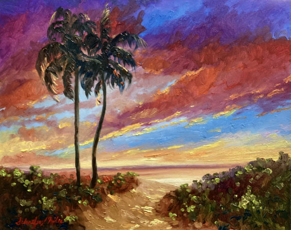 Sunset Glow by Schaefer/Miles Fine Art Inc. Kevin D. Miles & Wendy Sue Schaefer-Miles