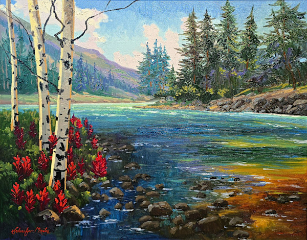 Transparent Waters by Schaefer/Miles Fine Art Inc. Kevin D. Miles & Wendy Sue Schaefer-Miles