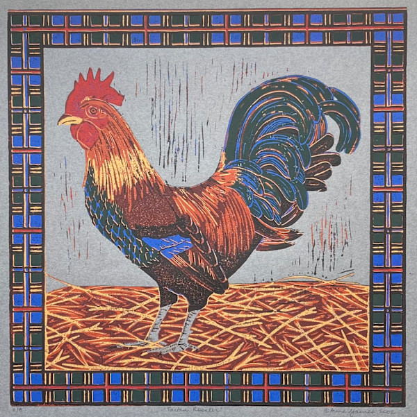 Tartan Rooster by Anne Gaines, Image 1.