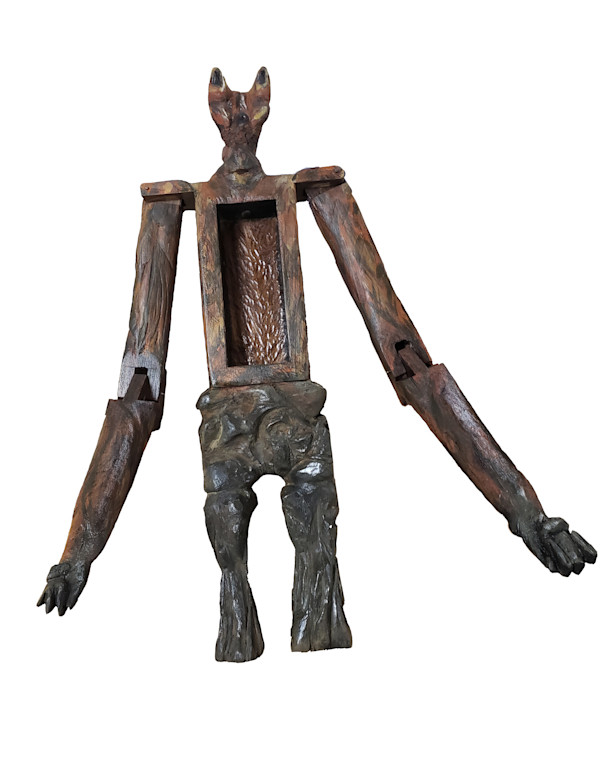 Articulated Puppet a Vessel for Unknown Talisman by Kaspar Brugger, Image 1.