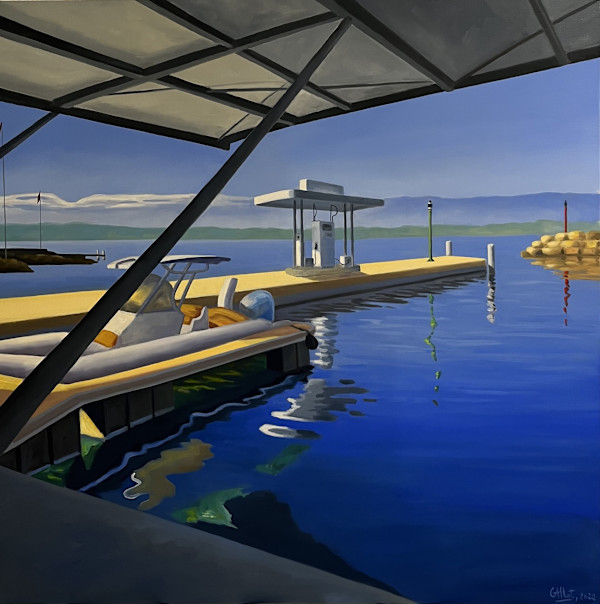 Contre-plongée au chantier naval de Corsier-Port by Gaëlle Mot, Image 1.