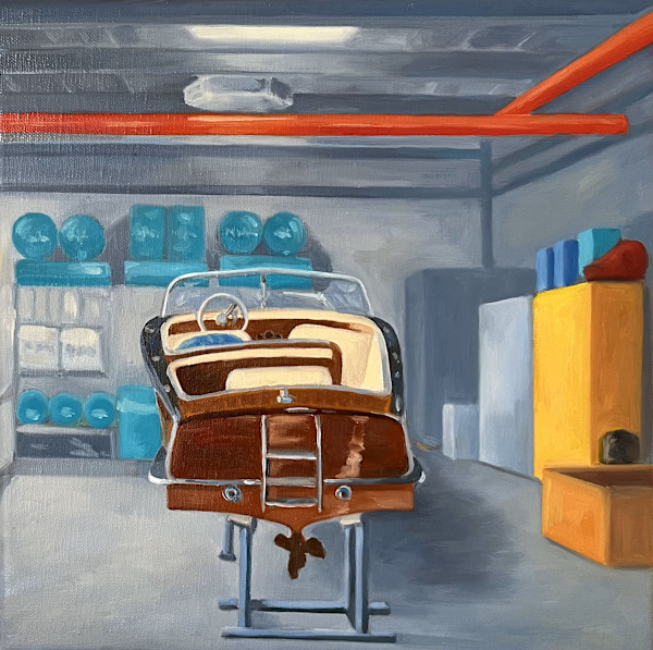 La révision du Riva au chantier naval de Corsier by Gaëlle Mot, Image 1.