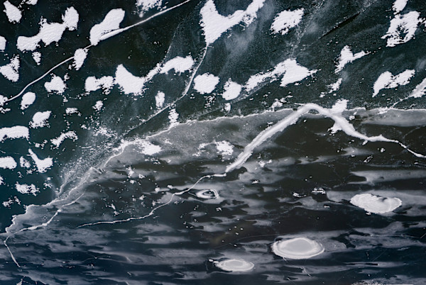 Dark ice aerial by Allison Kendall, Image 1.
