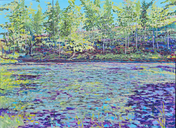 Sunlight o Henderson Pond by Scott Anderson, Image 1.