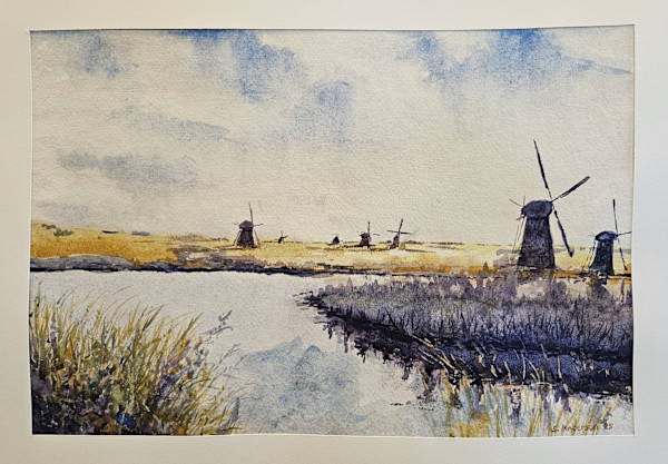 Kinderdijk Windmills by Scott Anderson, Image 1.