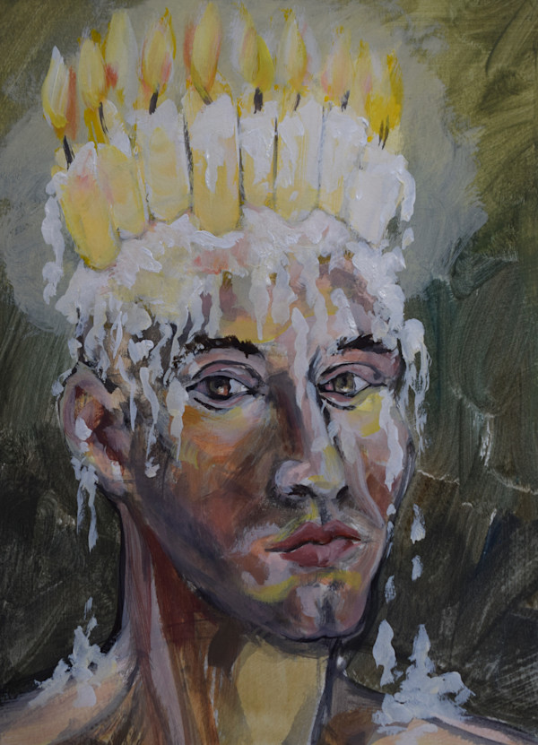 Works on Paper/ Candles 1 by Dierdra Michelle, Image 1.