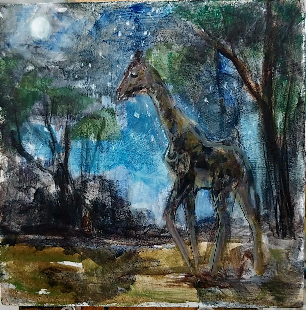 Night Giraffe by Dierdra Michelle, Image 1.