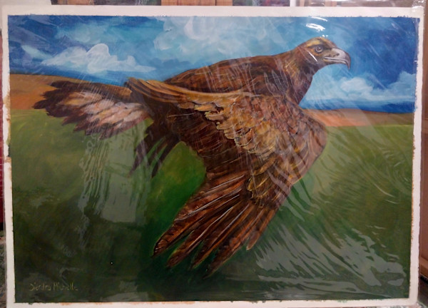 Works on Paper/ golden eagle by Dierdra Michelle, Image 1.