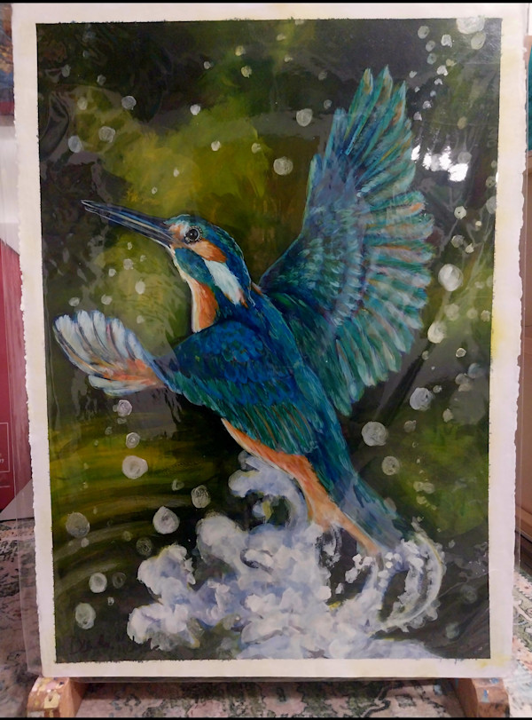 Works on Paper/ kingfisher by Dierdra Michelle, Image 15.