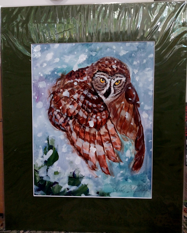 Works on Paper/ Owl by Dierdra Michelle, Image 1.