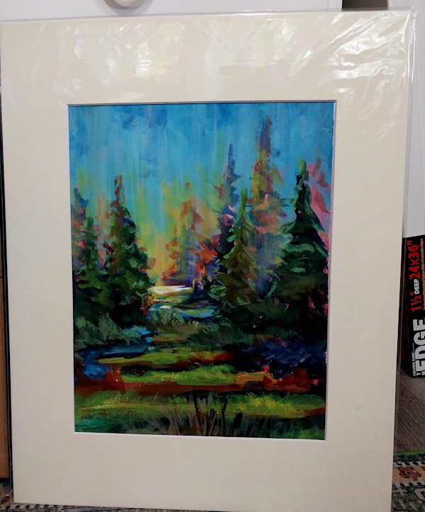 Works on Paper/ rainbow mist by Dierdra Michelle, Image 1.
