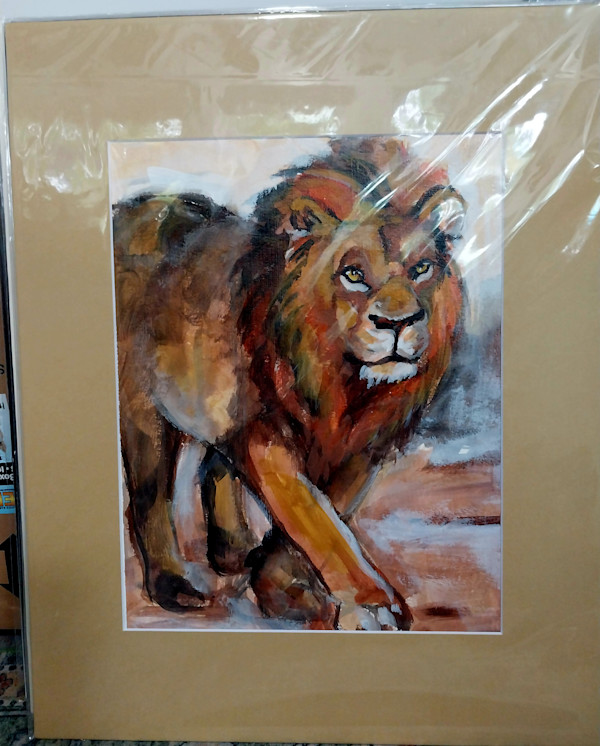 Works on Paper/lion by Dierdra Michelle, Image 1.