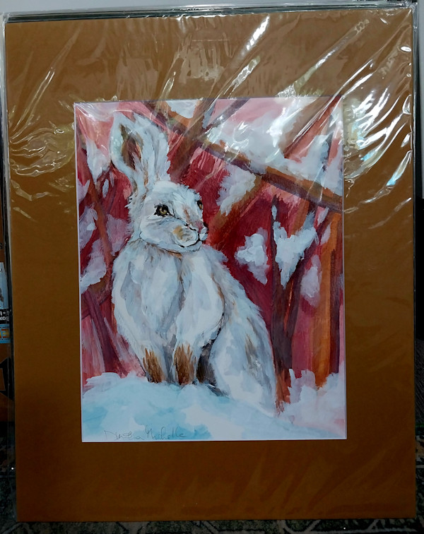 Works on Paper/ Red Rabbit by Dierdra Michelle, Image 1.