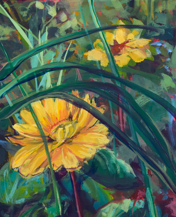 Garden Impressions/ Coreopsis by Dierdra Michelle, Image 1.
