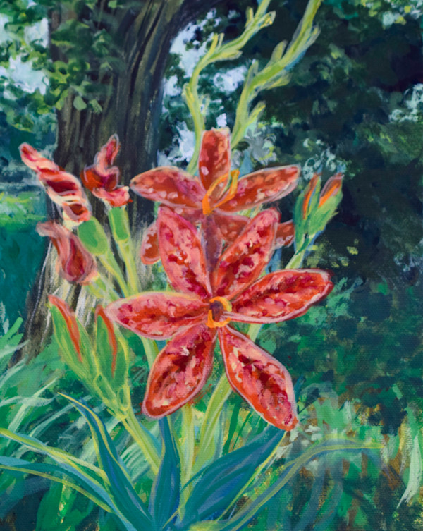 Garden Impressions/ orange by Dierdra Michelle, Image 1.