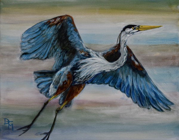 Power of Ten 2, Heron by Dierdra Michelle, Image 1.