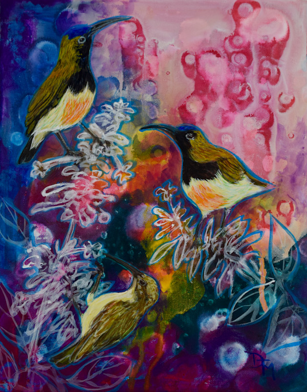 Power of Ten 2, sunbirds by Dierdra Michelle, Image 1.