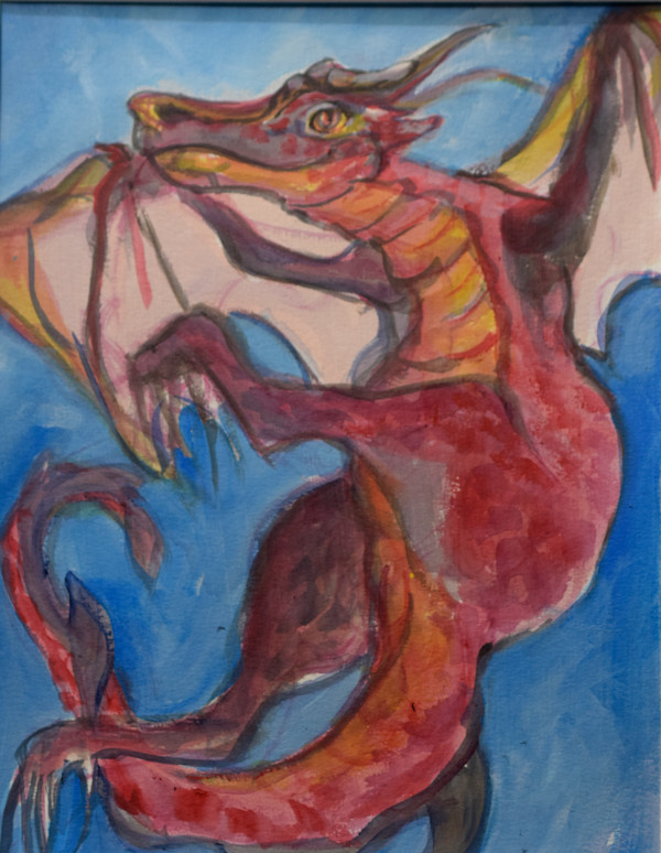Works on Paper/ Dragon 2 by Dierdra Michelle, Image 1.
