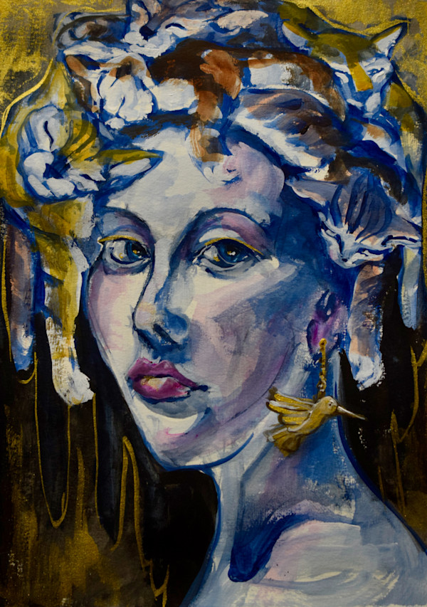 Works on Paper/ Crowned with Glory by Dierdra Michelle, Image 1.