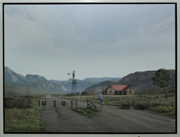 After The Early Rains—(My rendition of Freestate Sandstone architecture) by Peter Bonney Artist