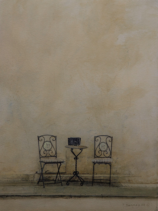 Pavement Cafe by Peter Bonney Artist