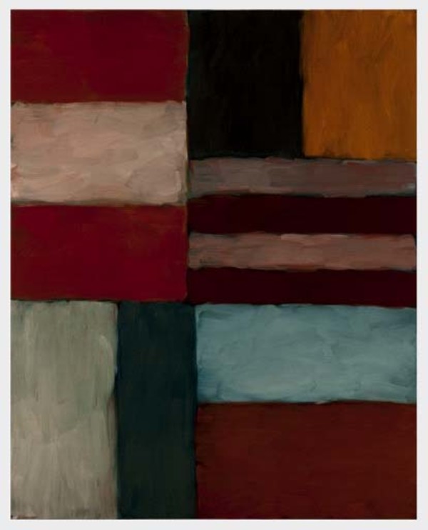 Cut Ground Light Blue by Sean Scully, Image 1.