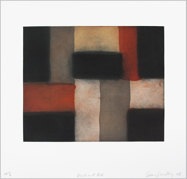 Black and Red by Sean Scully, Image 1.