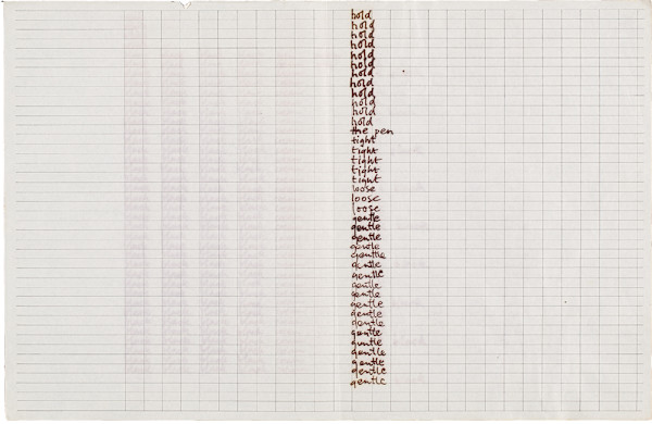 Writing Drawing 5 by Sean Scully, Image 1.