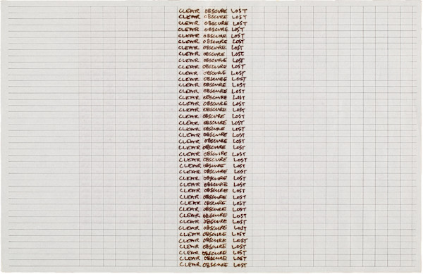 Writing Drawing 6 by Sean Scully, Image 1.
