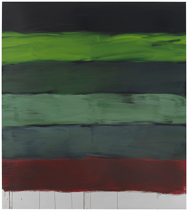 Landline Dark Green by Sean Scully, Image 1.