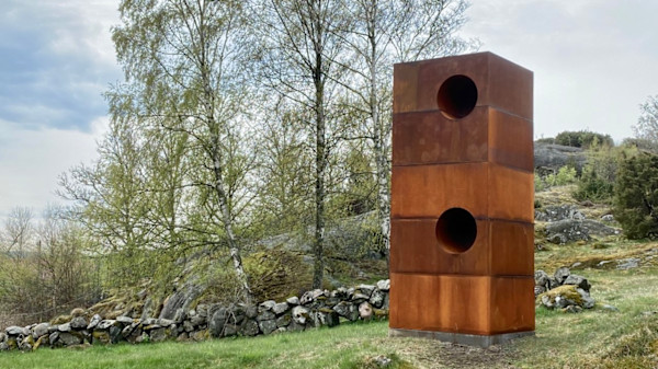 Tower with Two Holes by Sean Scully, Image 1.