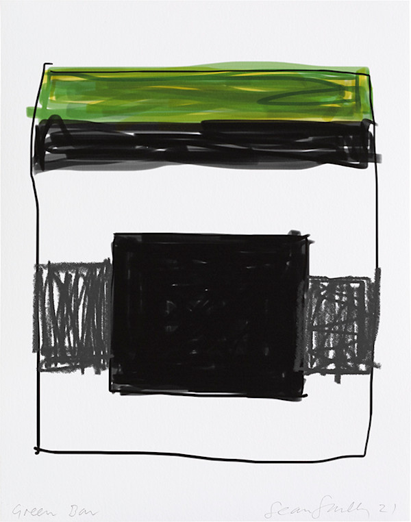 Green Bar by Sean Scully, Image 1.