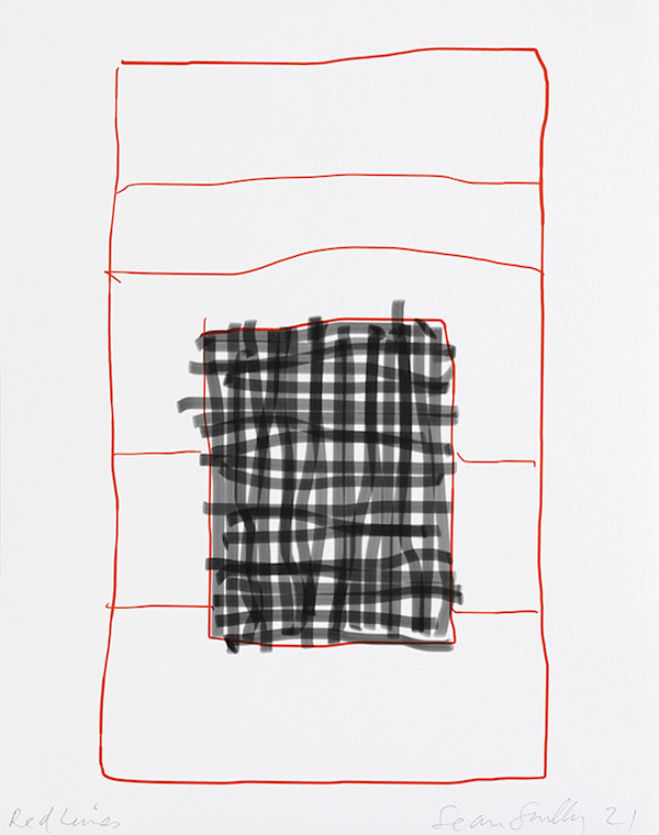 Red Lines by Sean Scully, Image 1.