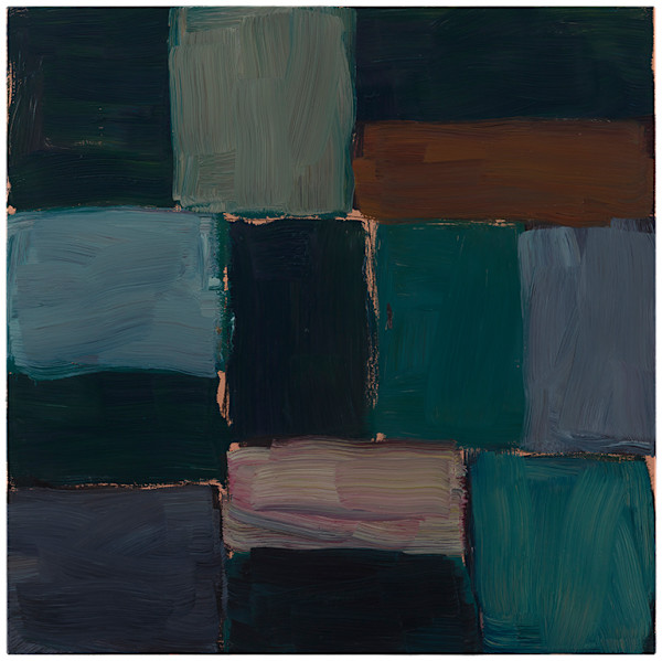 Grey Green Wall by Sean Scully, Image 1.