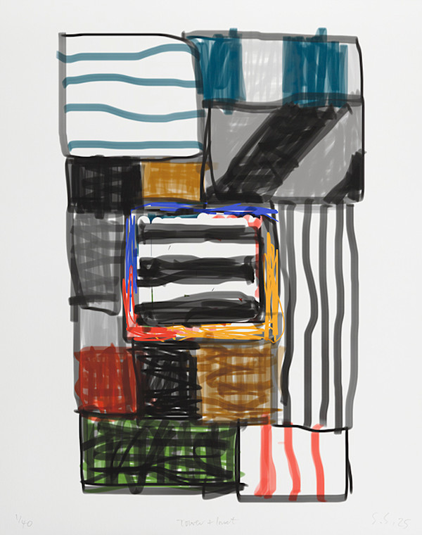 Tower + Inset by Sean Scully, Image 1.