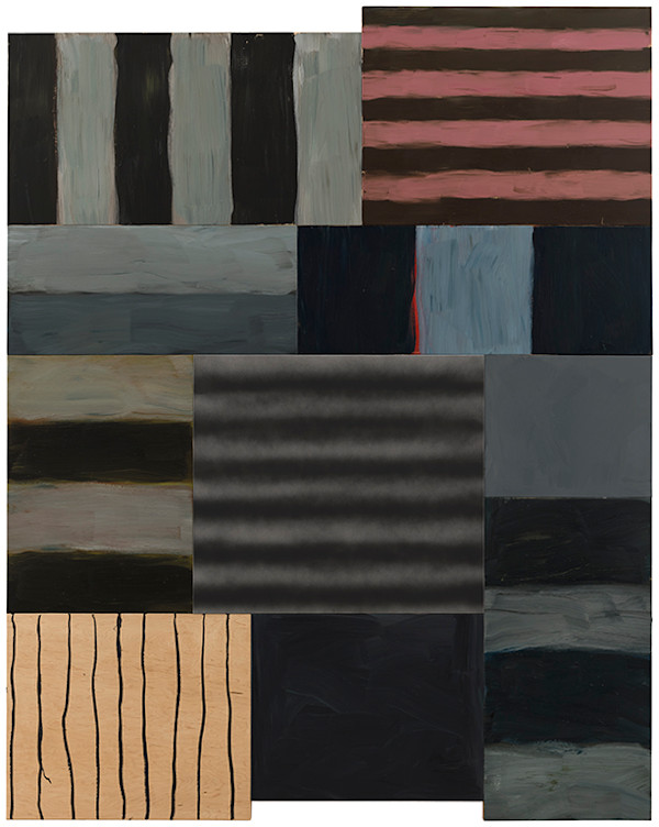 Brown Tower by Sean Scully, Image 1.