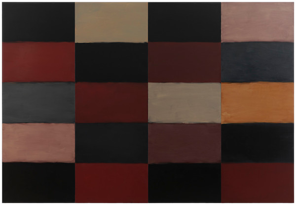 Titian’s Robe Black Red by Sean Scully, Image 1.