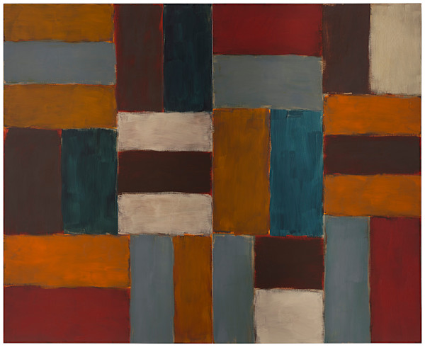 Wall of Light Heat by Sean Scully, Image 1.