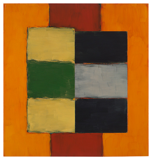 Green Yellow Figure by Sean Scully, Image 1.