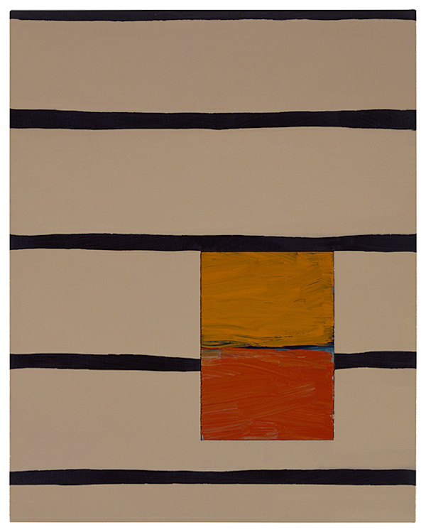 Passenger Line Red Yellow by Sean Scully, Image 1.