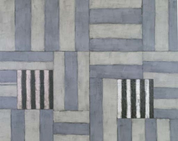 Why and What (Blue) by Sean Scully, Image 1.