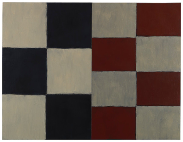 Union Red Black by Sean Scully, Image 1.