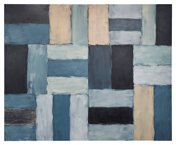 Wall of Light Desert Night by Sean Scully, Image 1.