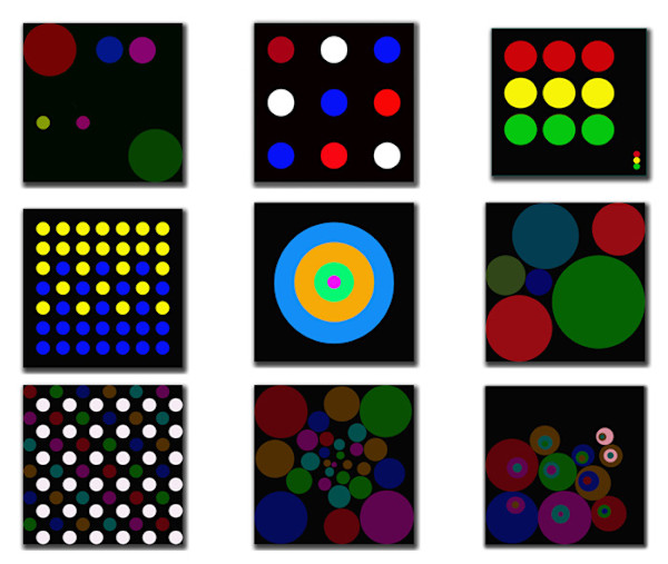 Ditto Series of 9 paintings by Kevin Starr, Image 1.