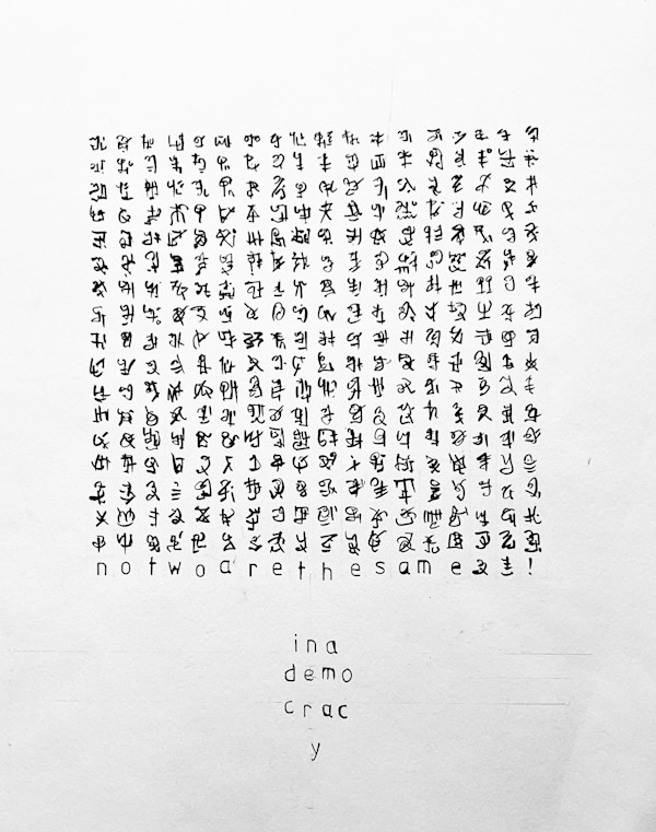 Democracy by Rhys Martin, Image 1.