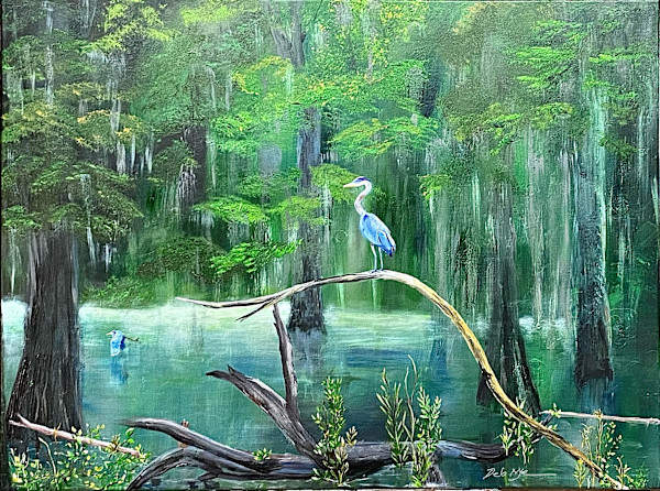 BLUE CYPRESS by Debbie A Nye, Image 1.