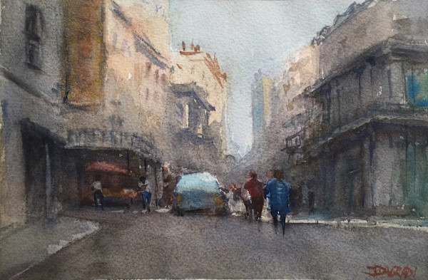 Crossing Bourbon St., FQ by Joan