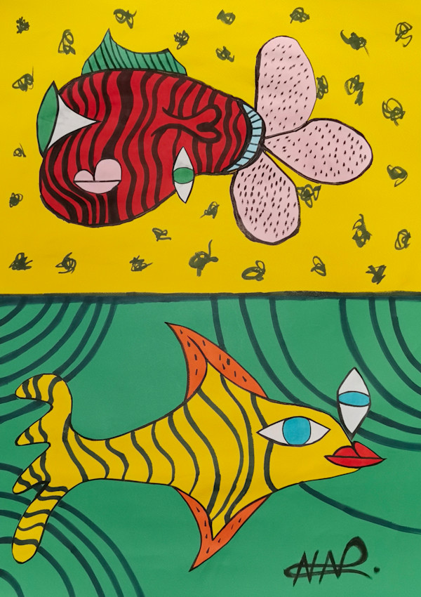 Fish Study on a Wintery Day by Roy Katzaros, Image 1.