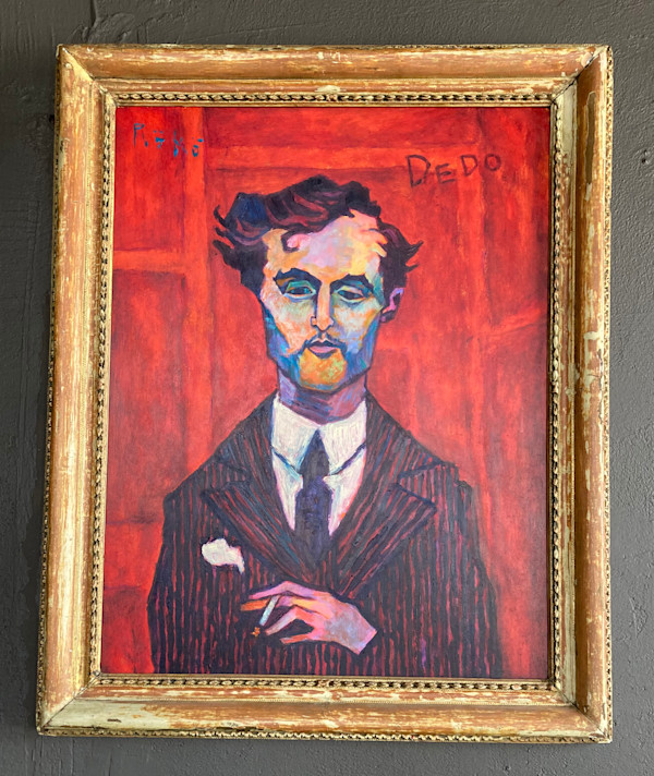Modigliani at the Lapin Agile by Tony Roko